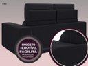 Ver imagem 6 de Sofá Jobim 1,70m Assento Retrátil e Reclinável Velosuede - NETSOFAS