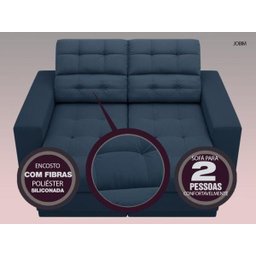 Sofá Jobim 1,70m Assento Retrátil e Reclinável Velosuede - NETSOFAS - 4