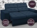 Ver mais imagens de Sofá Jobim 1,70m Assento Retrátil e Reclinável Velosuede - NETSOFAS