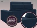 Ver imagem 6 de Sofá Jobim 1,70m Assento Retrátil e Reclinável Velosuede - NETSOFAS