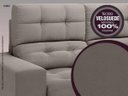 Ver imagem 7 de Sofá Jobim 1,70m Assento Retrátil e Reclinável Velosuede - NETSOFAS