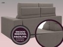 Ver imagem 6 de Sofá Jobim 1,70m Assento Retrátil e Reclinável Velosuede - NETSOFAS