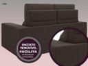 Ver imagem 6 de Sofá Jobim 1,70m Assento Retrátil e Reclinável Velosuede - NETSOFAS