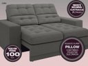 Ver imagem 3 de Sofá Jobim 1,70m Assento Retrátil e Reclinável Velosuede - NETSOFAS