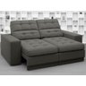 Sofá Jobim 1,70m Assento Retrátil e Reclinável Velosuede - NETSOFAS - 1