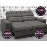 Sofá Jobim 1,70m Assento Retrátil e Reclinável Velosuede - NETSOFAS - 7