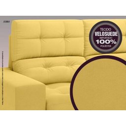 Sofá Jobim 1,70m Assento Retrátil e Reclinável Velosuede - NETSOFAS - 6