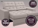 Ver imagem 3 de Sofá Jobim 1,70m Assento Retrátil e Reclinável Velosuede - NETSOFAS