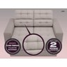 Sofá Jobim 1,70m Assento Retrátil e Reclinável Velosuede - NETSOFAS - 5
