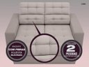 Ver imagem 5 de Sofá Jobim 1,70m Assento Retrátil e Reclinável Velosuede - NETSOFAS