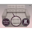 Ver imagem 5 de Sofá Jobim 1,70m Assento Retrátil e Reclinável Velosuede - NETSOFAS