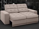 Ver imagem 1 de Sofá Jobim 1,70m Assento Retrátil e Reclinável Velosuede - NETSOFAS