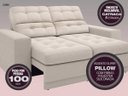 Ver imagem 3 de Sofá Jobim 1,70m Assento Retrátil e Reclinável Velosuede - NETSOFAS