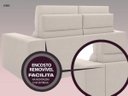 Ver imagem 6 de Sofá Jobim 1,70m Assento Retrátil e Reclinável Velosuede - NETSOFAS