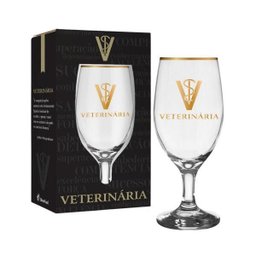 Taça Windsor Profissões Veterinária 330Ml Presente Formatura - 1