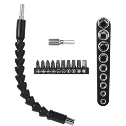 3 Kits Eixo Extensor Flexível Universal Bits Soquetes Goal Tools para Furadeira e Parafusadeira - 1