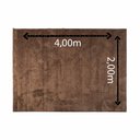 Ver imagem 3 de Tapete para Quarto ,sala ,escritório 2,00 X 4,00 Pelo Macio.:chocolate