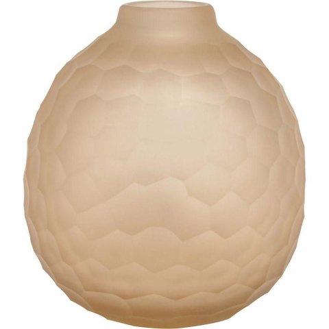 Moana Vaso 15x15x15cm Vidro Âmbar