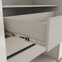 Ver imagem 6 de Guarda-Roupa Casal com Espelhos New Jade Bege/Cinamomo/Off White