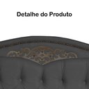 Ver imagem 3 de Cabeceira Casal 140cm Para Cama Box Greta Suede Cinza - DS Estofados
