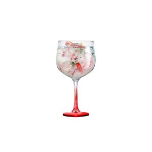 Conjunto Com 2 Taças 705Ml Gin E Tônica Vermelha Ruvolo