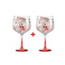 Conjunto Com 2 Taças 705Ml Gin E Tônica Vermelha Ruvolo - 2