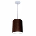 Ver imagem 1 de Lustre Luminária Pendente Vivare Free Lux Pe-4104br Cúpula em Tecido 15x25cm