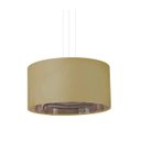 Ver imagem 1 de Pendente Redondo em Alumínio para 2 Lâmpadas Glam 1 Tom Luz Iluminação