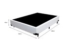 Ver imagem 5 de Cama Box Casal - Tecido Sintético Branco com Colchão Extra Firme D28 - Suporta 80Kg
