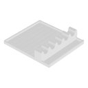 Ver imagem 1 de Suporte de Apoio para 5 Talheres para Bancada de Cozinha - Branco