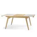 Ver imagem 4 de Mesa de Jantar Embau com 4 Cadeiras Vitória Linho Off White 140cm