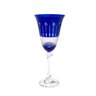 Conjunto 6 Taças Cristal para Vinho Alexandra Cobalto 350ml - 1
