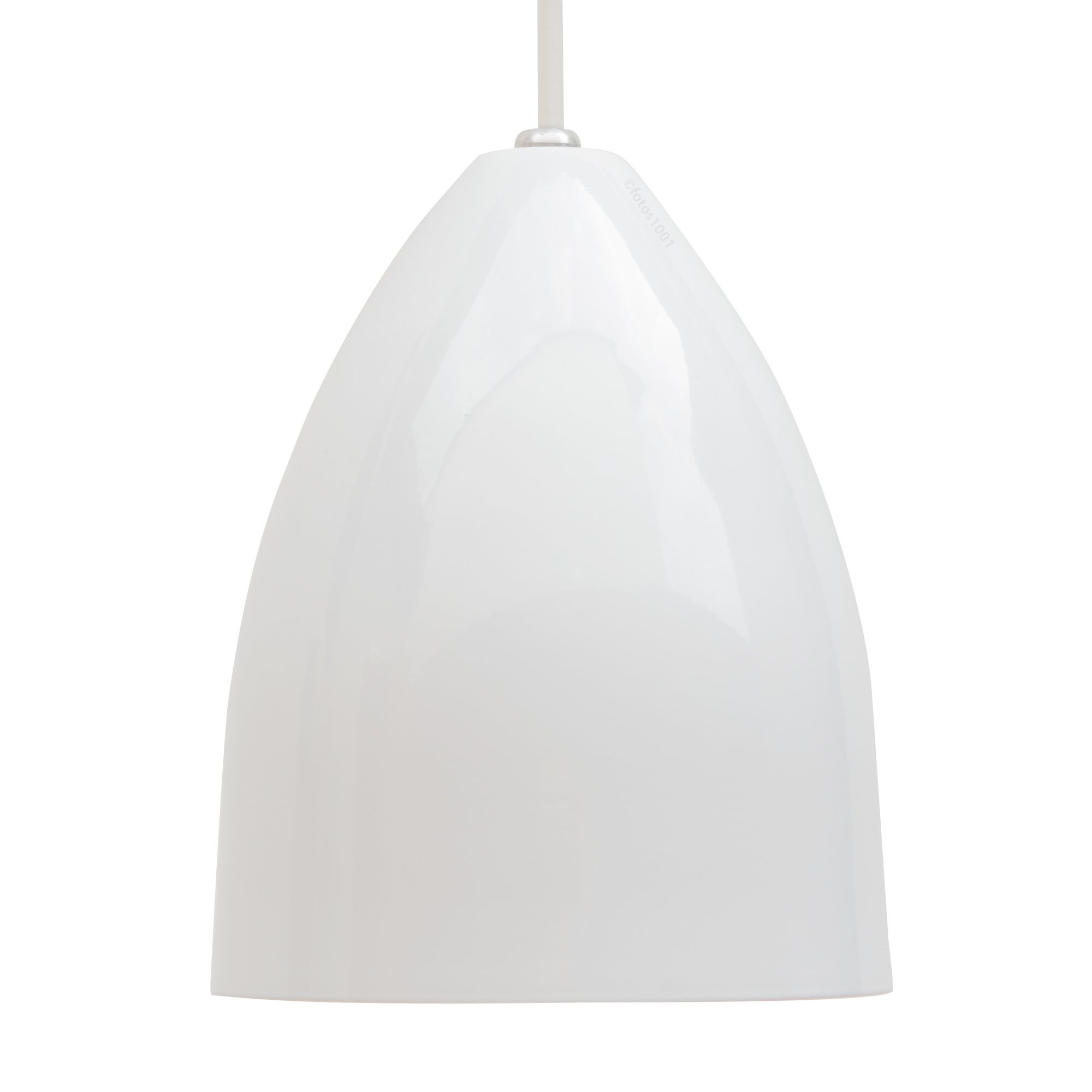 Pendente Soft Poptem cone aluminio branco e cobre - 4