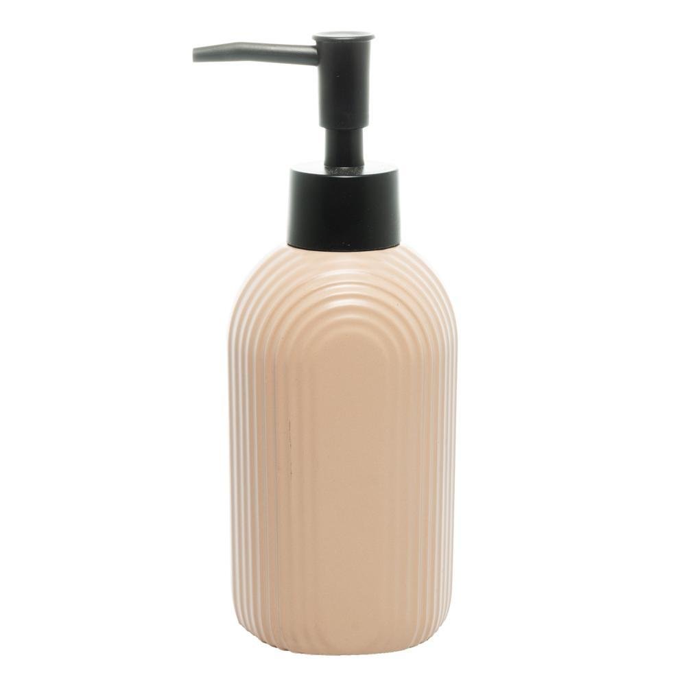 Porta Sabonete Líquido de Cerâmica Arcos Nude 350ml - Wolff - 2