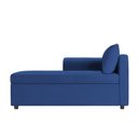 Ver imagem 1 de Recamier Divã Londres 140cm Suede Azul Marinho - Inova Decor
