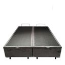 Ver imagem 6 de Cama Box Baú Queen com Blindagem Fabricação Própria Blindada - Suede - Cinza