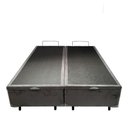 Ver imagem 6 de Cama Box Baú Queen com Blindagem Fabricação Própria Blindada - Suede - Cinza