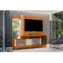 Ver imagem 1 de Painel Frizz Plus para Tv de até 60 Polegadas (com Pés) - Cinamomo / Off White - Madetec