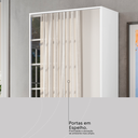 Ver imagem 6 de Sapateira Armário Multiuso com Espelho 2 Portas Prestige Branco