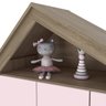 Quarto Infantil Guarda Roupa Cômoda e Berço Chalé Rústico/Rosa Chá - Móveis Henn - 2
