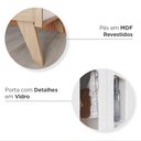 Ver imagem 5 de Conjunto Quarto de Bebê Completo Berço Mini Cama 3 em 1 + Cômoda + Guarda Roupa Branco/Jequitibá HP Confete