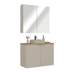 Conjunto de Banheiro com Cuba Nature Estilare 90cm  - 2