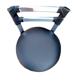 BANQUETA ALTA EVOLVE 50CM BALCÃO BANCADA COZINHA ÁREA GOURMET CHURRASQUEIRA ALUMÍNIO FIBRA SINTÉTICA - 4