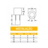 Suporte Pino Branco 5mm para Prateleira Pacote 300 Peças Sfor - 4