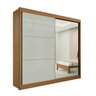 Guarda-Roupa Casal com Espelho Titanium D'Doro Móveis - Cinamomo Off D'Doro Móveis - 1