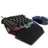 Teclado Gamer Uma Mão Mecânico 35 Teclas + Mouse Com Led RGB - 4