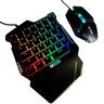 Teclado Gamer Uma Mão Mecânico 35 Teclas + Mouse Com Led RGB - 5