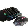 Teclado Gamer Uma Mão Mecânico 35 Teclas + Mouse Com Led RGB - 3