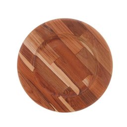 Sousplat Madeira Teca 36X2Cm - Woodart - 3