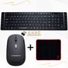 Kit Teclado E Mouse Sem Fio Abnt2 Com Multimídia - 1
